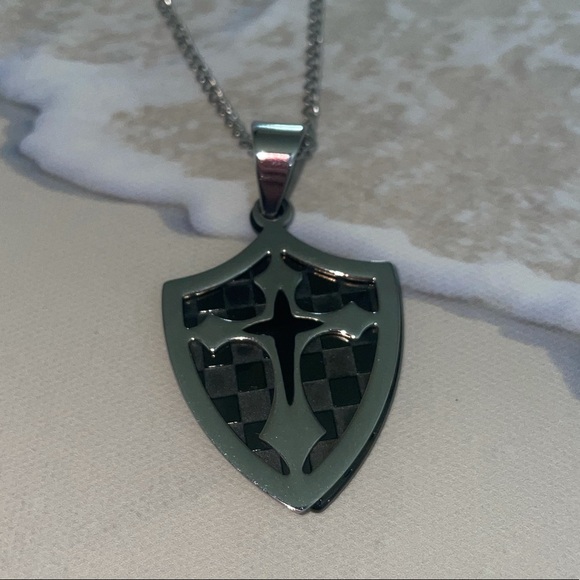 Men’s stainless steel necklace - Picture 2 of 4